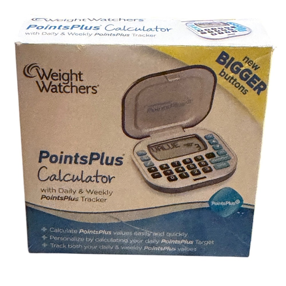 Weight Watchers PointsPlus Calculator Handheld‎ Tracker Diet Weight Loss